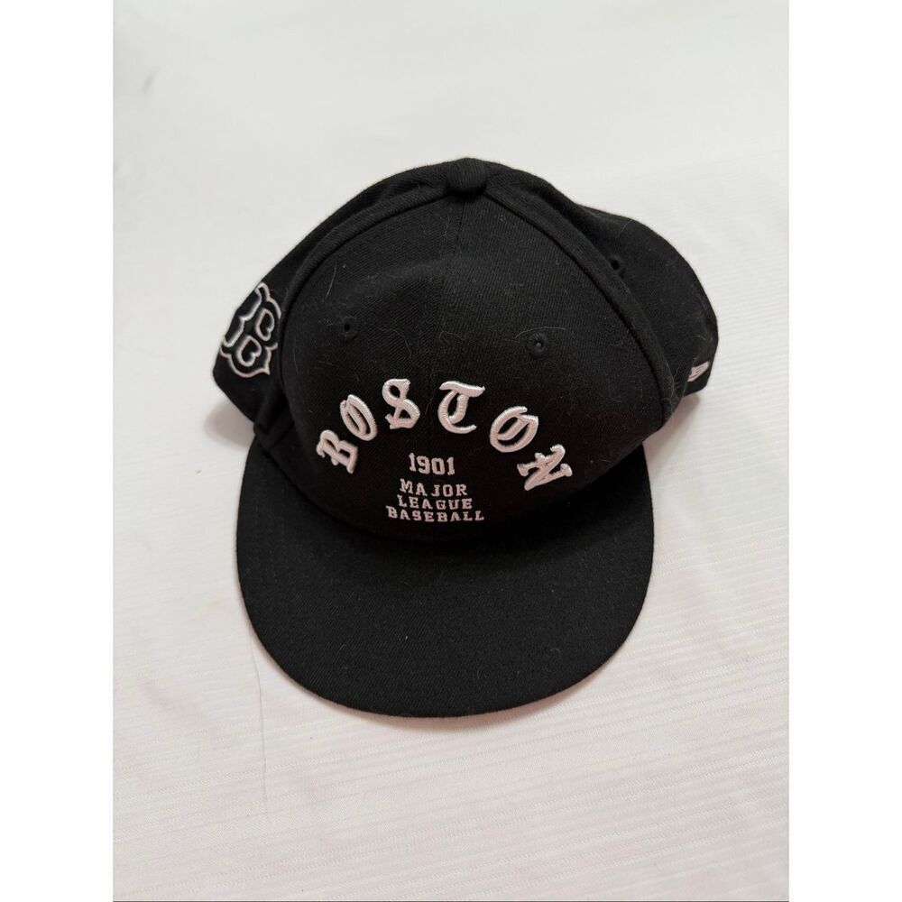 New Era Boston Red Sox Major League Baseball Black Hat One Size